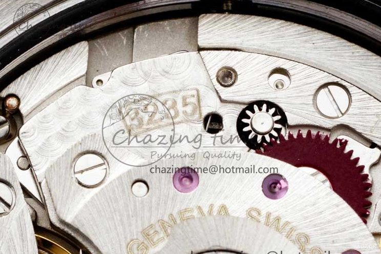 DIWF 904L SA3235 1:1 YG DateJust on Steel Bracelet Jubilee 36mm Best SS Markers Gray Dial Edition Green 0404